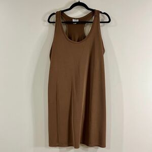 Arula Brown Beige Tennis Dress Athletic Workout Mini Dress size 2X